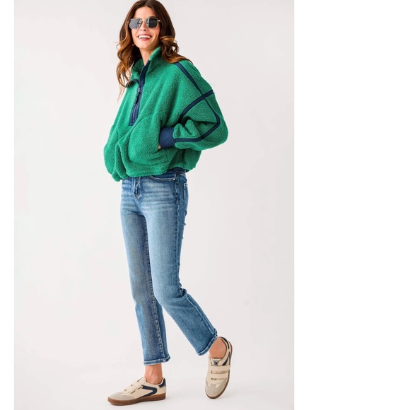 NWT Free People Movement Mountain High Half Zip Fleece - Picture 3 of 6